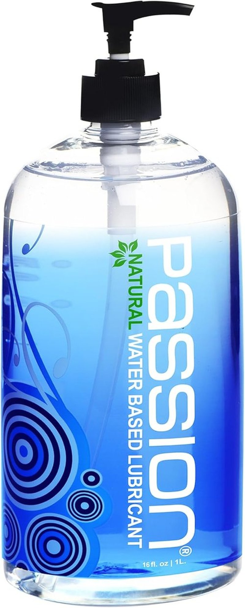 Passion Natural Water-Based Personal Lubricant - 16 Fl Oz | Premium, Non-Sticky & Easy-to-Clean Formula