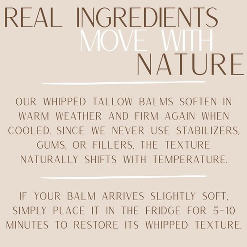 Nude Ritual Whipped Tallow Balm – 100% Grass-Fed Face & Body Cream Moisturizer – Natural Skincare for Dry & Sensitive Skin – 4 oz (Vanilla Moon – Madagascar Vanilla Bean)