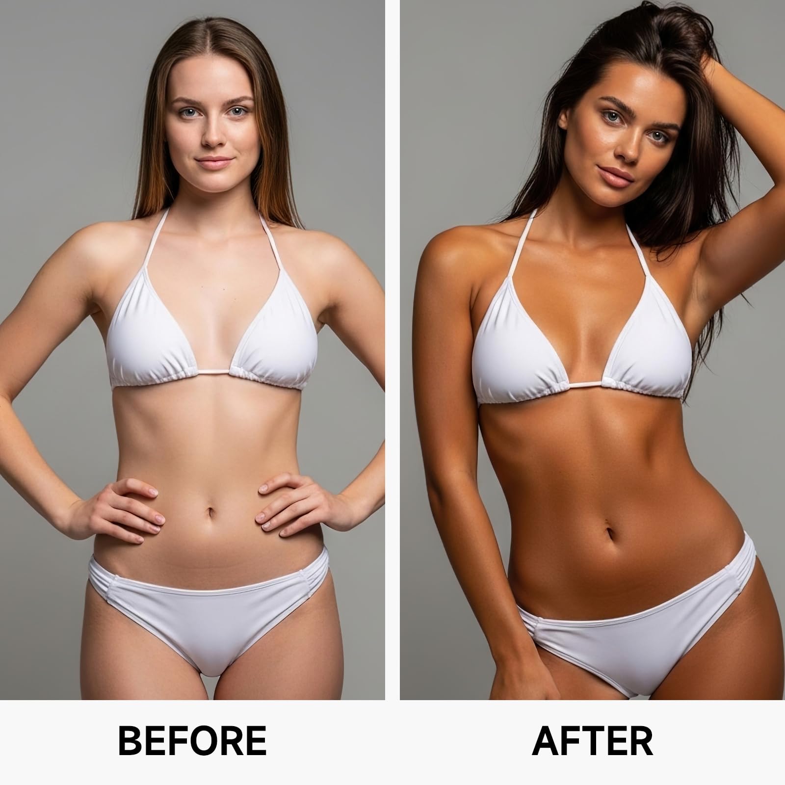 8.5 Fl Oz Professional Sunless Spray Tan Solution for Spray Tan Gun, Natural Botanical Bronzer Formula, Fast-Drying, Streak-Free, Long-Lasting Deep Bronze Glow, Self Tanning Liquid for Salon & Home