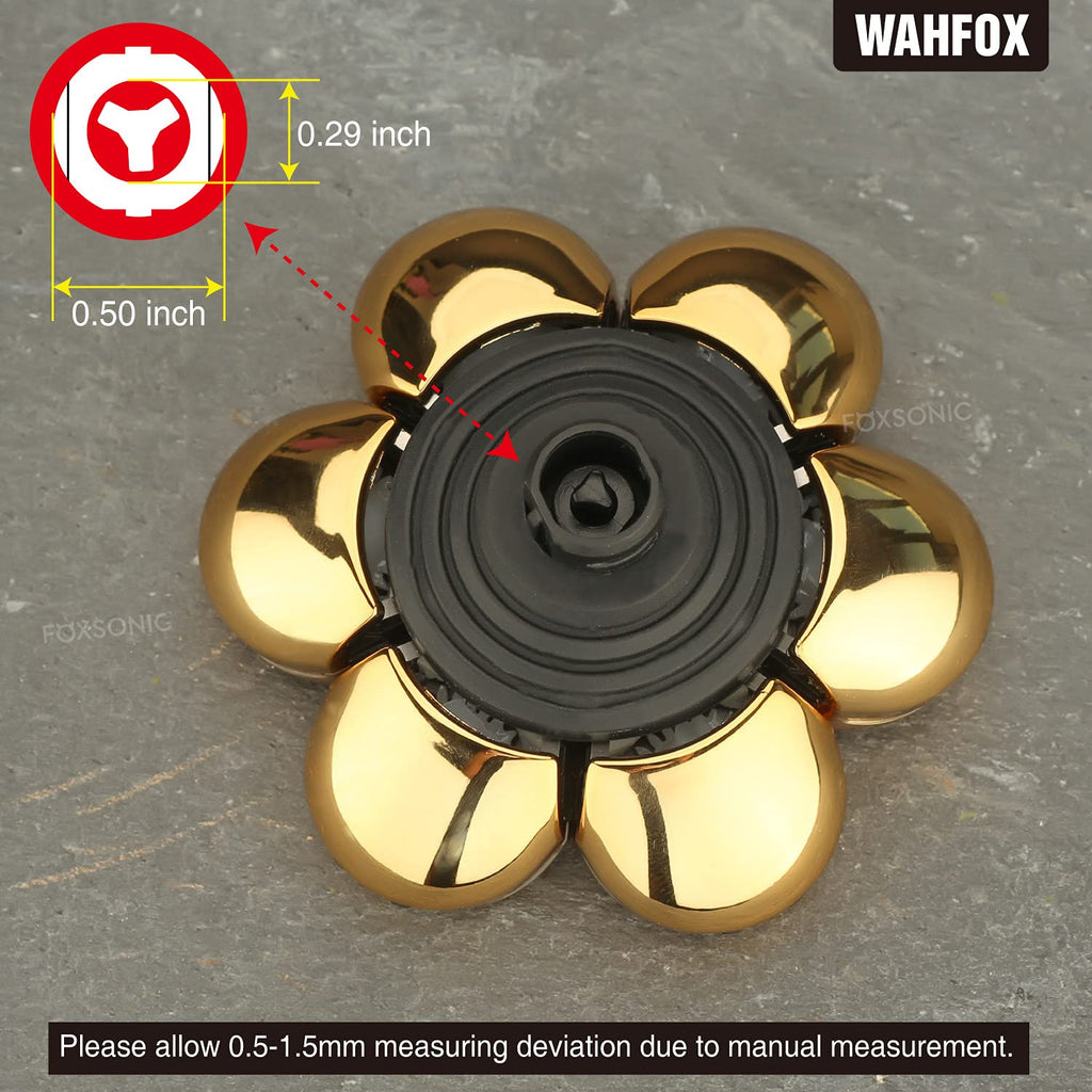 Universal 7 Gold Blades Head Shaver Replacement Heads for Mainstream Shaver Brands, Eelectric Shaver Replacement Replacement Blades (7D Gold)