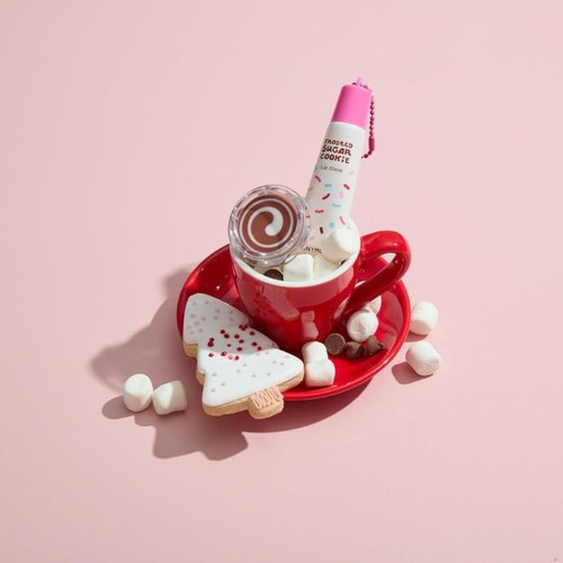 TONYMOLY Jelly Lip Melt Duo | Hydrating Lip Balm & Gloss Key Chain Set - Limited Edition Holiday Flavors