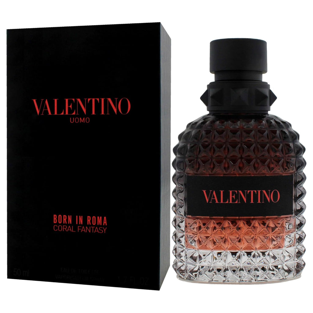 Valentino Uomo Born In Roma Coral Fantasy - 1.7 oz EDT Spray for Men | Luxurious Fragrance