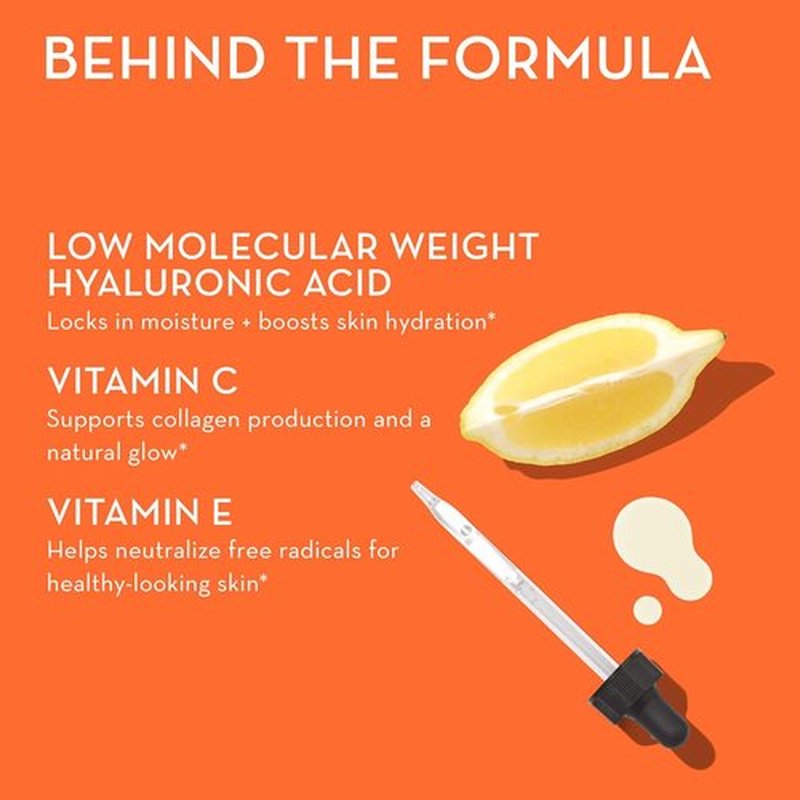 HUM Hyaluronic Glow Hydrating Skin Care Supplement - Vegan Gummies with Low Molecular Hyaluronic Acid & Vitamin C | Tangerine Flavor, 60 Count