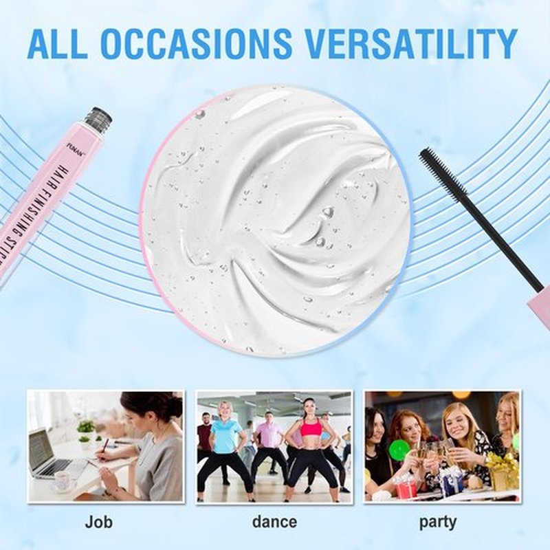 FUNAN Hair Finishing Stick for Small Broken 3 Pack, Broken Hair Finishing Stick, Slick for Women, Naturally Refreshing