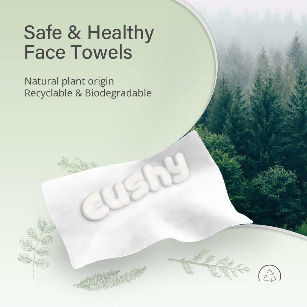 Unifree Facial Towels I Towelettes I Dry Wipes I Makeup Remover I Facial Tissues I On-the-go Convenient Pack (360 count)