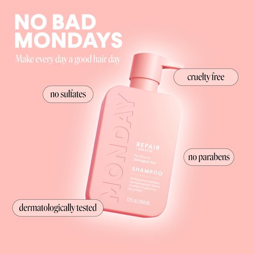 MONDAY Haircare Ultimate Repair Gift Set with REPAIR Shampoo, REPAIR Conditioner and REPAIR Leave-In