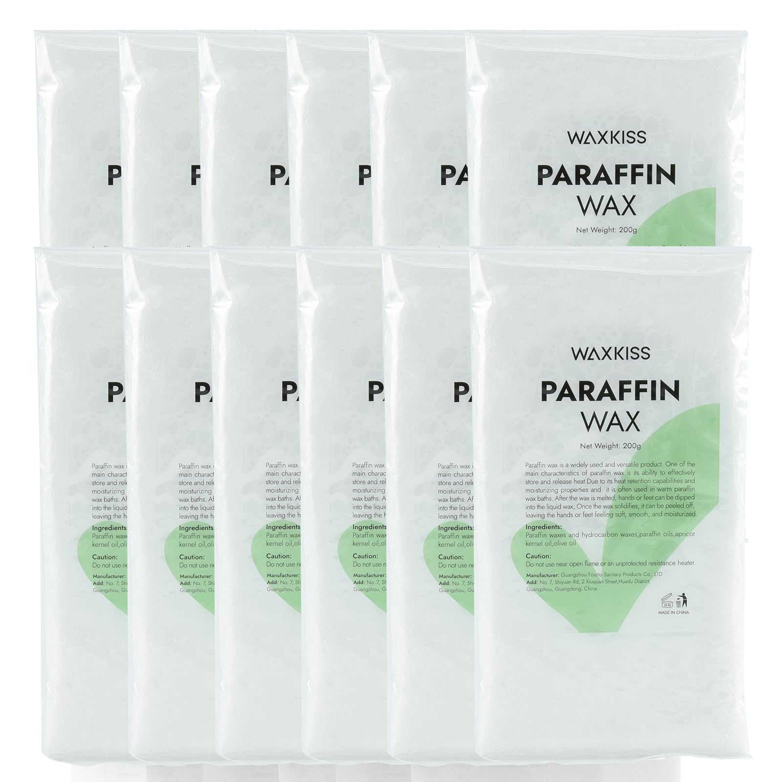 Paraffin Wax for Hand and Feet 12 Packs Unscented for Dry Skin Hydration