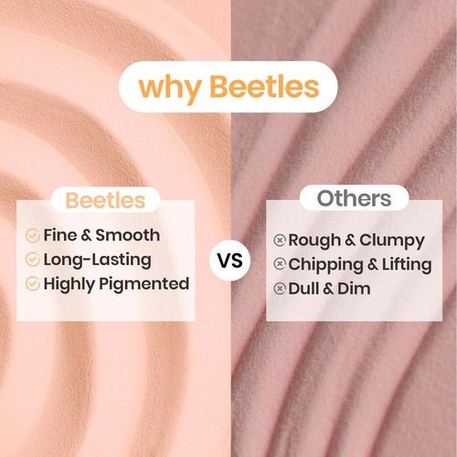 Beetles Dip Powder Nail Kit, 6 Colors Dipping Powder Nude White Pink Glitter with Base Top Coat Activator and Tools for French Nail Art, Easy DIY Home Manicure Salon Valentines Gift for Women