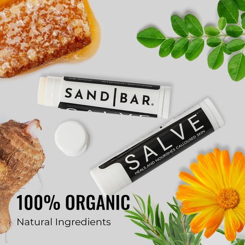 SandBar Natural Callus Salve - Revitalizing Callus Balm - Heal, Nourish & Maintain Your Calluses - On The Go Callus Repair & Care - Convenient Essential - Immediate Relief For Callus Tears 0.15 o z