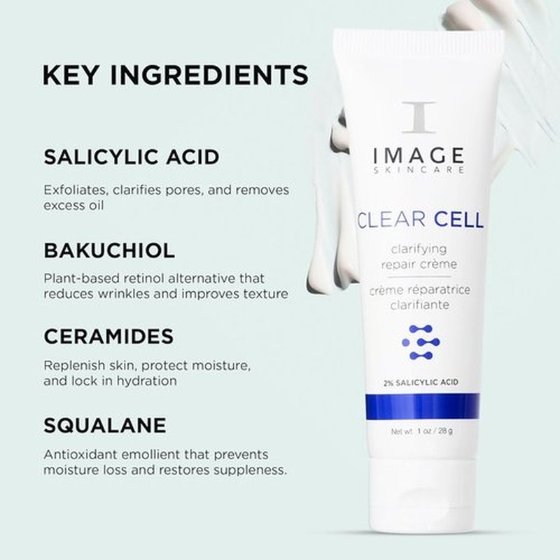 IMAGE Skincare | CLEAR CELL Clarifying Repair Crème - Night Gel Moisturizer for Oily Skin
