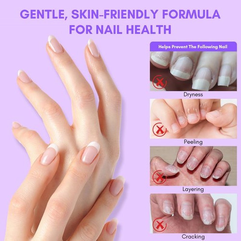 Makartt Nail Glue Remover for Press on Nails, 60ML Gentle Glue Remover for Solid Nail Glue Gel Non-Acetone Press on Nail Remover for Nail Tips, Nail Polish Remover with 5pcs Wooden Sticks
