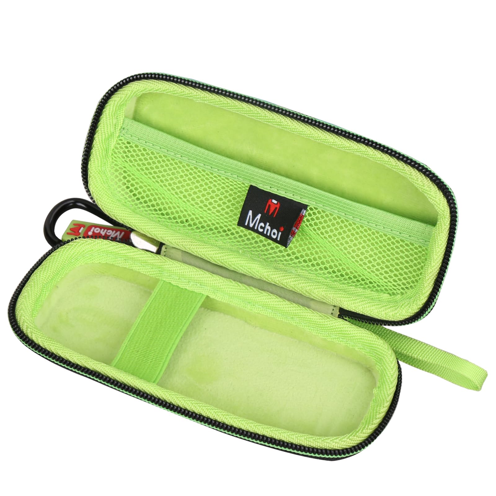 Mchoi Hard Carrying Case Fits for Fusion5 Men’s Razor & Proglide Shield Men's Razor, Case Only (Black, Green)