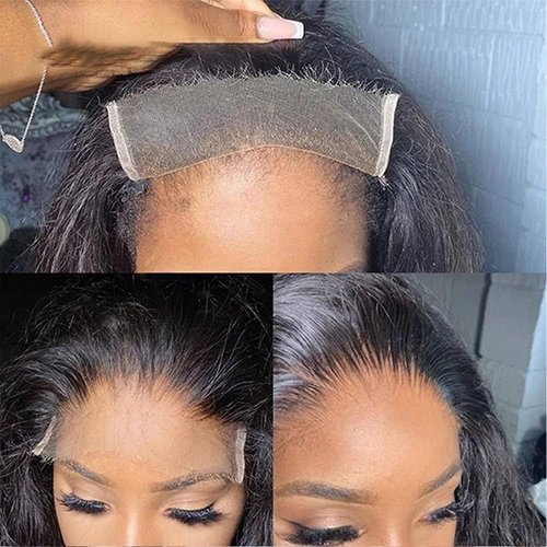 5X5 HD Lace Closure Human Hair Straight Transparent Lace Closure Pre Plucked with Baby Hair Bleached Knots 100% Unprocessed Brazilian Virgin Human Hair Closure Free Part Only 5X5 Closure 12 Inch