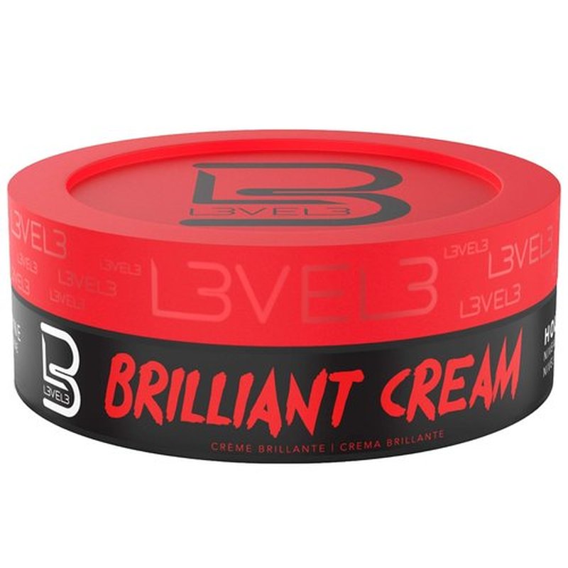 Level 3 Brilliant Cream - Enhance Hair Texture & Shine - Natural Styling & Hydration - 3.4 oz