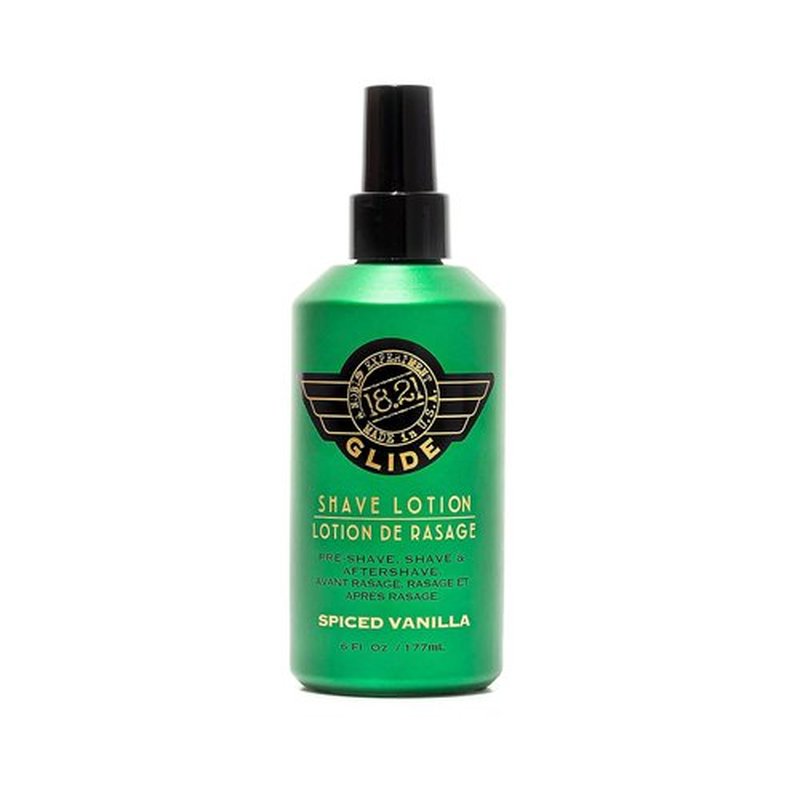 18.21 Man Made Clear Shaving Gel - Spiced Vanilla, Non-Lathering Formula for Smooth Shave, 6 Fl Oz