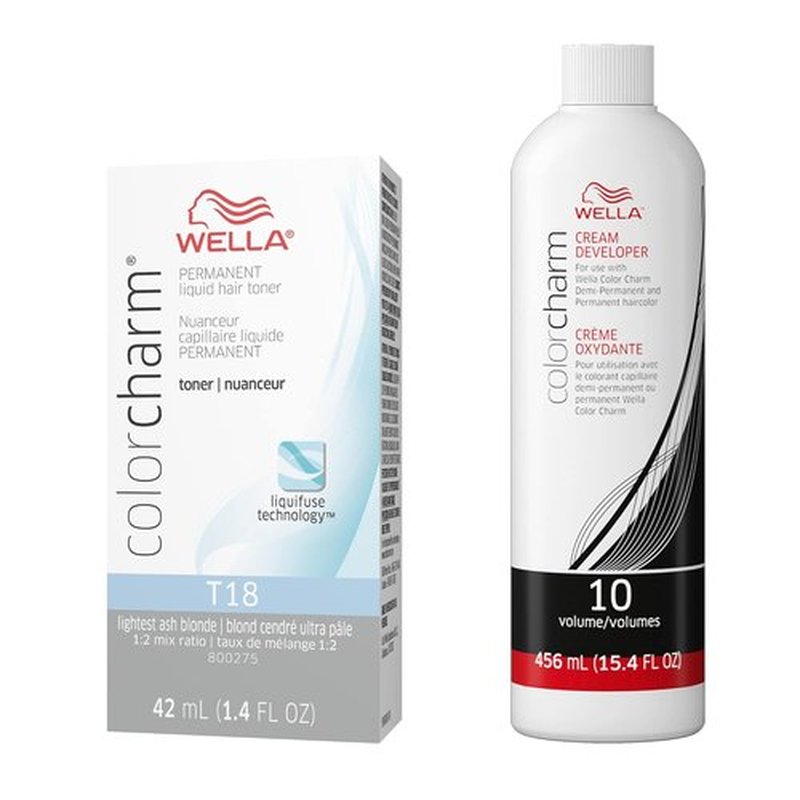 COLORCHARM Hair Toner - Neutralize Brass with Liquifuse Technology | 10 Vol. Developer for Multi-Dimensional Results
