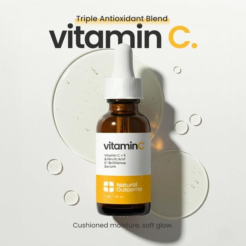 Skiennix Vitamin C Serum - Anti-Aging Radiance Restoring Formula with Vitamin E & Ferulic Acid | 1 Oz