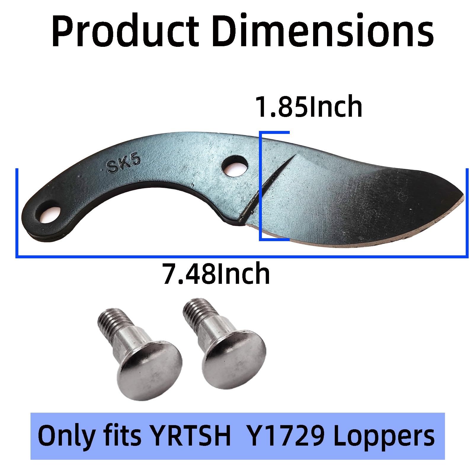 YRTSH Tree Trimmer Loppers Compound Action Replacement Blade C1729 Only Fits YRTSH T686 Loppers