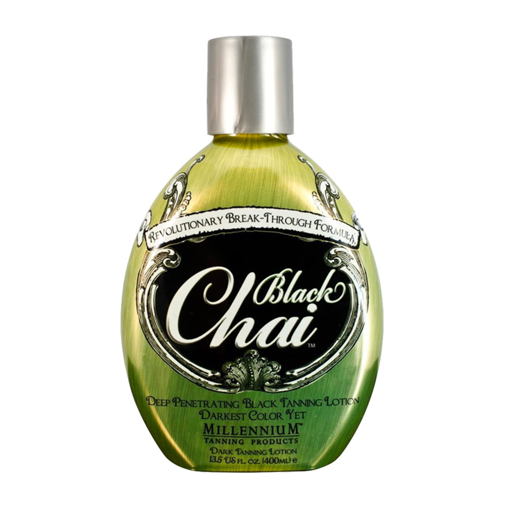 Millennium Tanning Products BLACK CHAI Unique Auto-Darkening Tan Technology Tanning Lotion - 13.5 oz