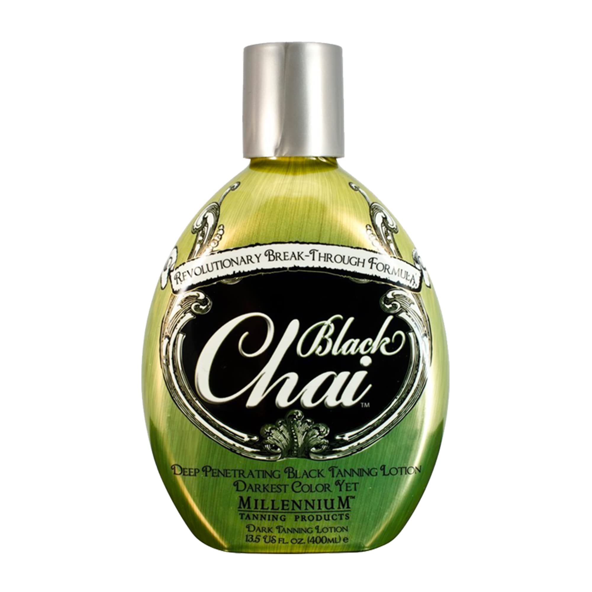 Millennium Tanning Products BLACK CHAI Unique Auto-Darkening Tan Technology Tanning Lotion - 13.5 oz