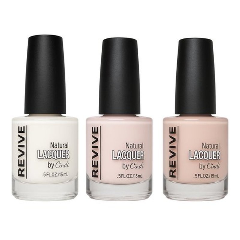 Cindi Nails Sheer Bliss Nail Polish Set – 3-Pack Sheer Neutrals in Au Naturel, Ballet Shoes, and My Mani – 7-Free, Non-Toxic, Long-Lasting All Natural Natural Finish