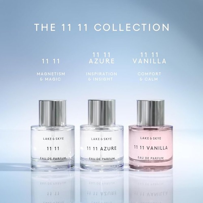 Lake & Skye 11 11 Fragrance Oil Rollerball - Uplifting Clean Skin Musk Scent, Vegan - 0.33 fl oz (10mL)