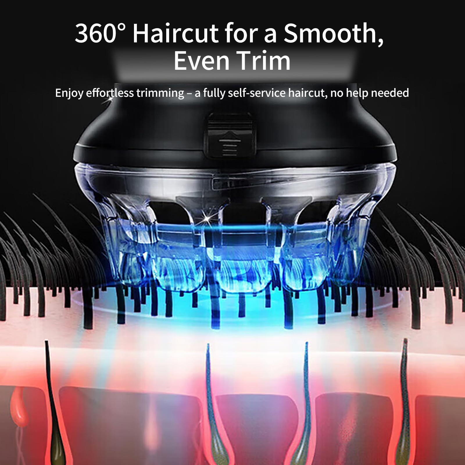 Yinicare Self Hair Clippers for Men Set Cordless Electric Short Hair Trimmer Grooming Kit for Mens Professional, Waterproof Personal Trimmers Haircut for Man Male Family