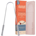 MasterMedi Tongue Scraper - Easy-To-Use Oral Care Tool with Travel Case | Single Pack for Adults