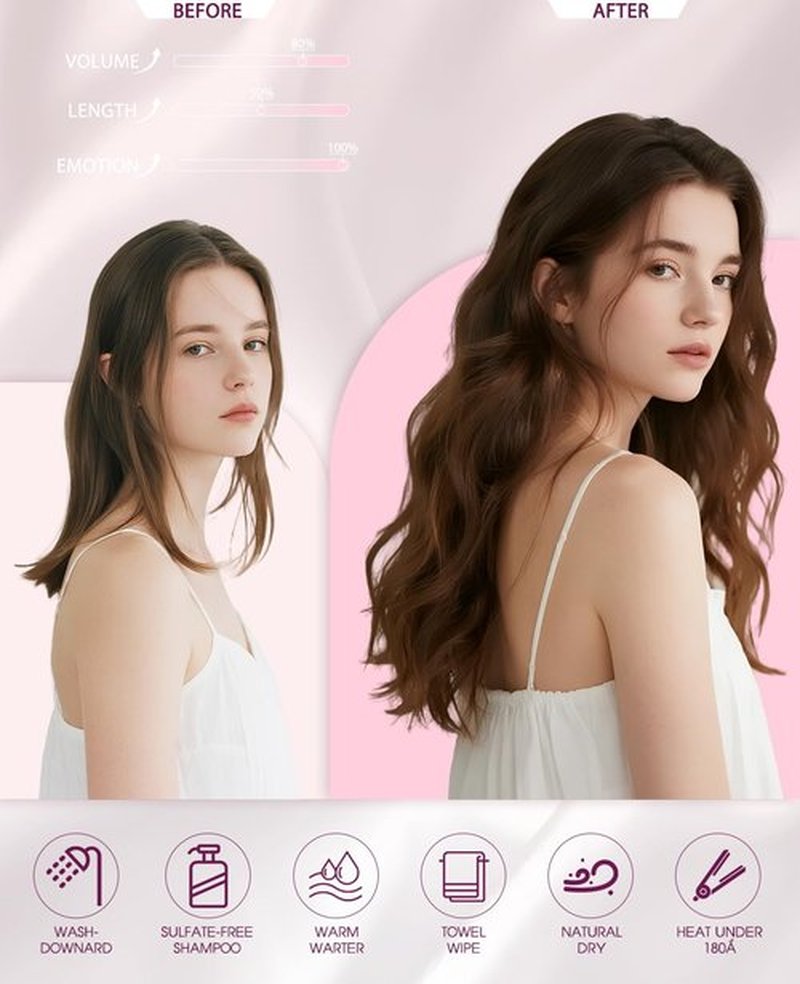 Pinkpearl Invisible Tape in Hair Extensions Human Hair, 20pcs 16inch 45g #2/6/18 Balayage Dark Brown to Chestnut Brown and Ash Blonde Injection Tape in Extensions Real Remy Human Hair Injected