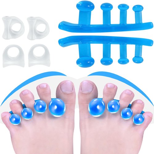 Oogway Master Toe Separators & Toe Spacers, Toe Stretcher for Correcting Bunions and Restoring Toes to Their Original Shape, Men and Women Gel Toe Spreaders