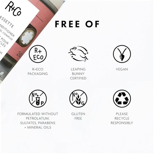 R+Co Cassette Curl Defining Conditioner - Lightweight Frizz Control & Shine - Sulfate-Free Vegan - 8.5 oz