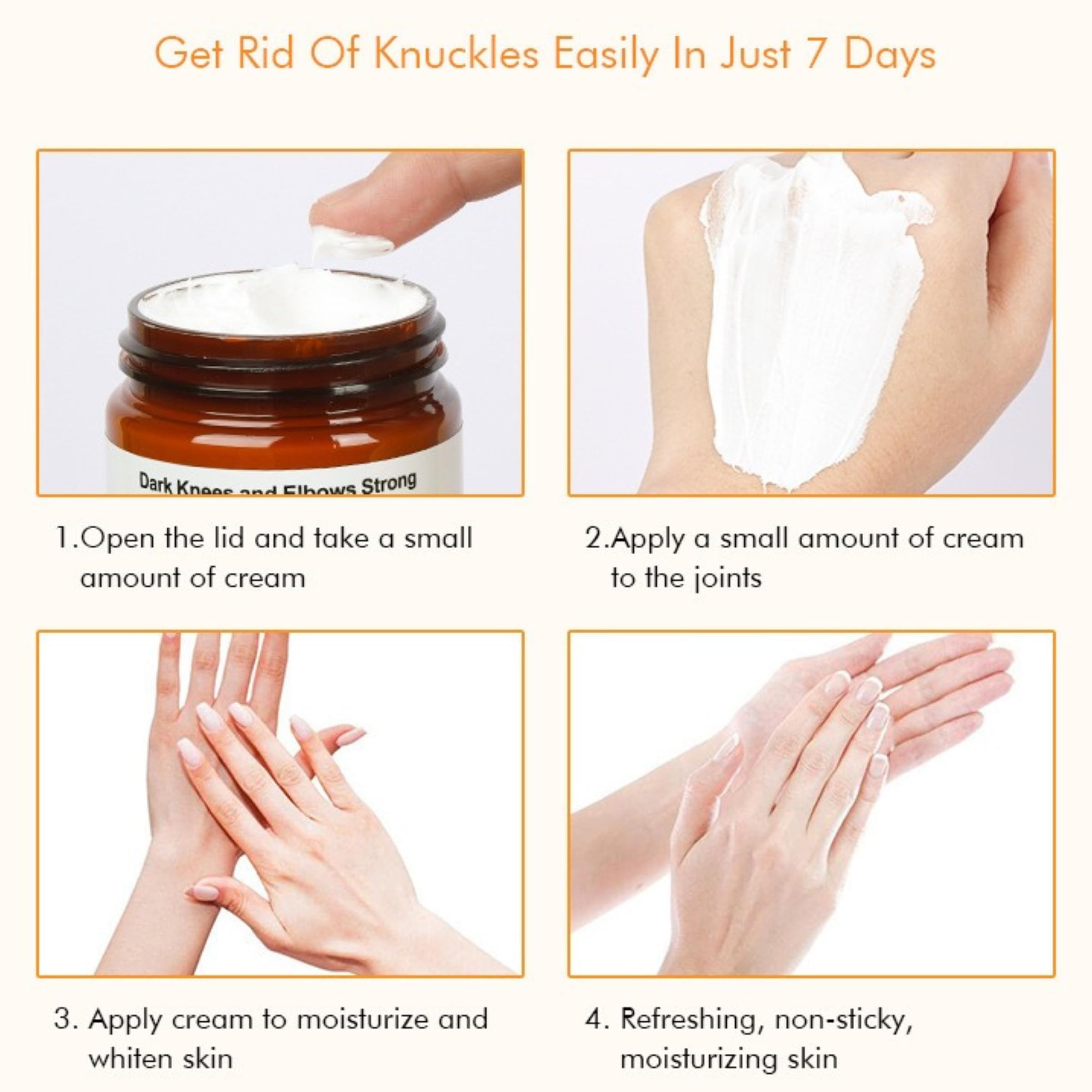 XYFSZDQJZHG Dark Knees and Elbow Remover, Underarm Cream Body Moisturizer Lotion, Dark Toe Knuckle Treatment Removal, Skin Cream for Armpit Inner Thigh Neck Private Part Intimate Legs (120g)