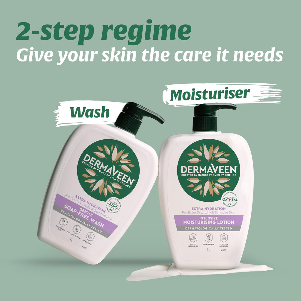 DermaVeen Extra Gentle Soap Free Wash 1 Litre