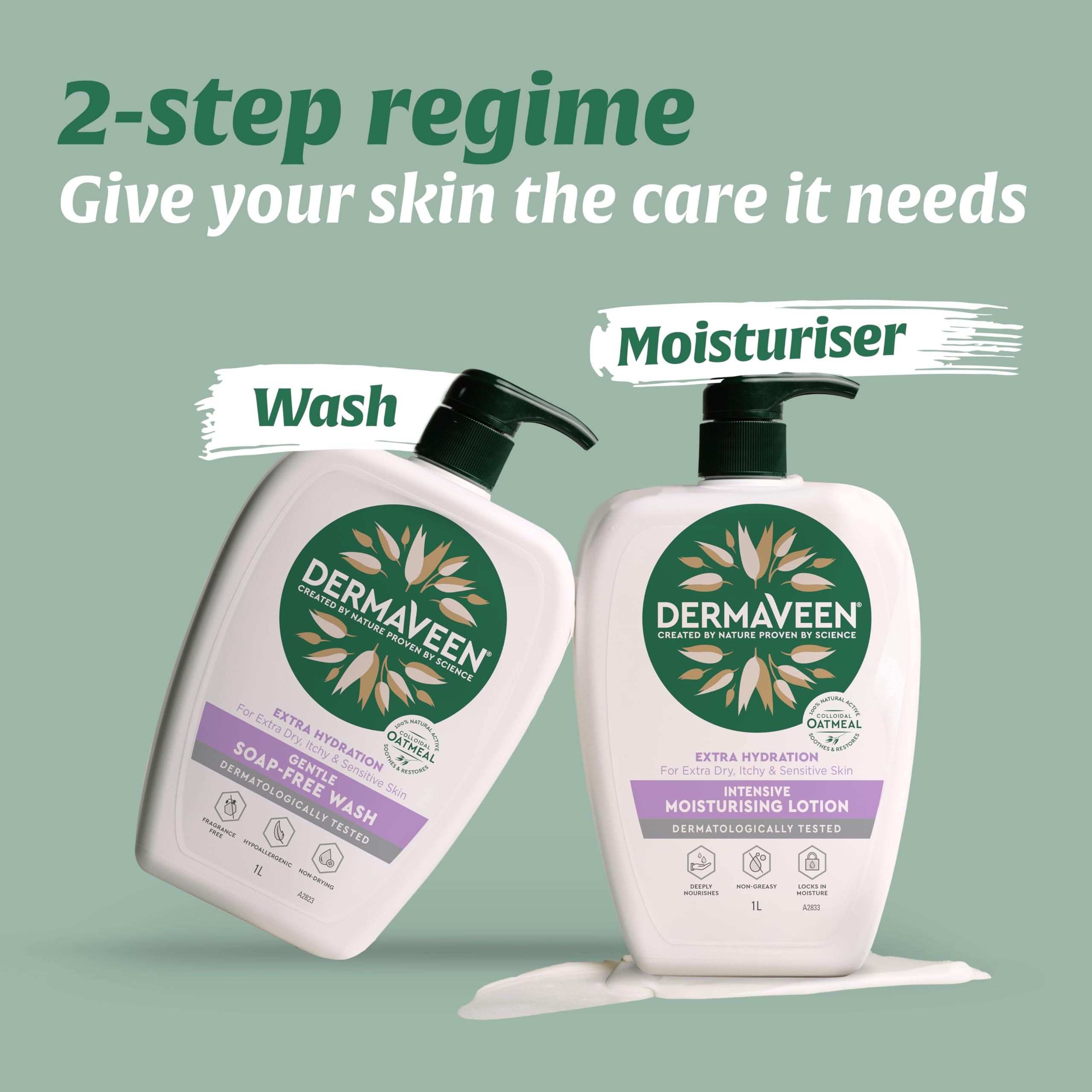 DermaVeen Extra Gentle Soap Free Wash 1 Litre