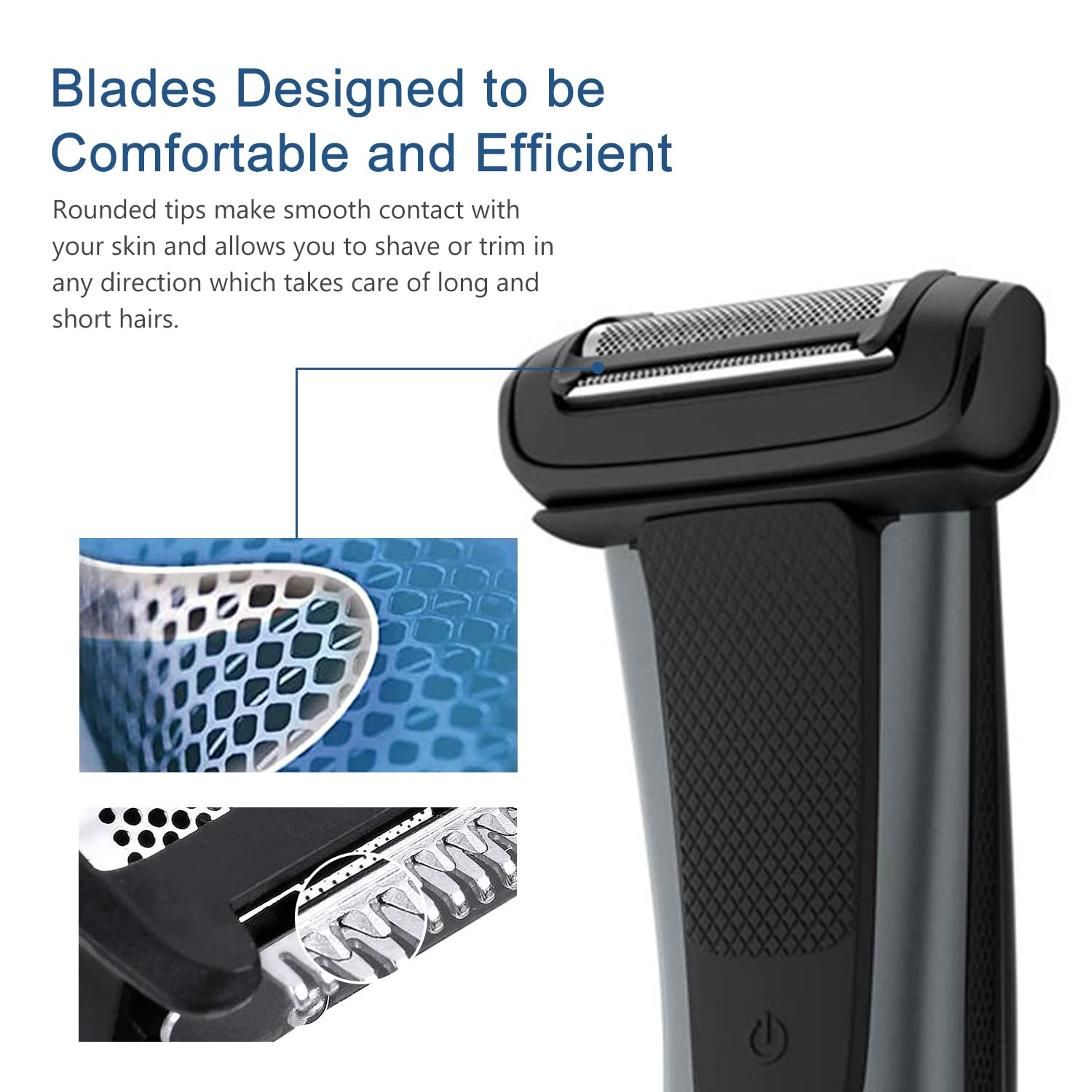 BG5025 Replacement Body Groomer Foil Head Compatible With Norelco Bodygroom BG7030, BG7040, BG5025, BG2030, BG2040, 2-pieces pack.