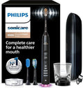 Philips Sonicare DiamondClean Smart 9500 Electric Toothbrush - Sonic Technology, App Connectivity, Black | Model HX9923/11