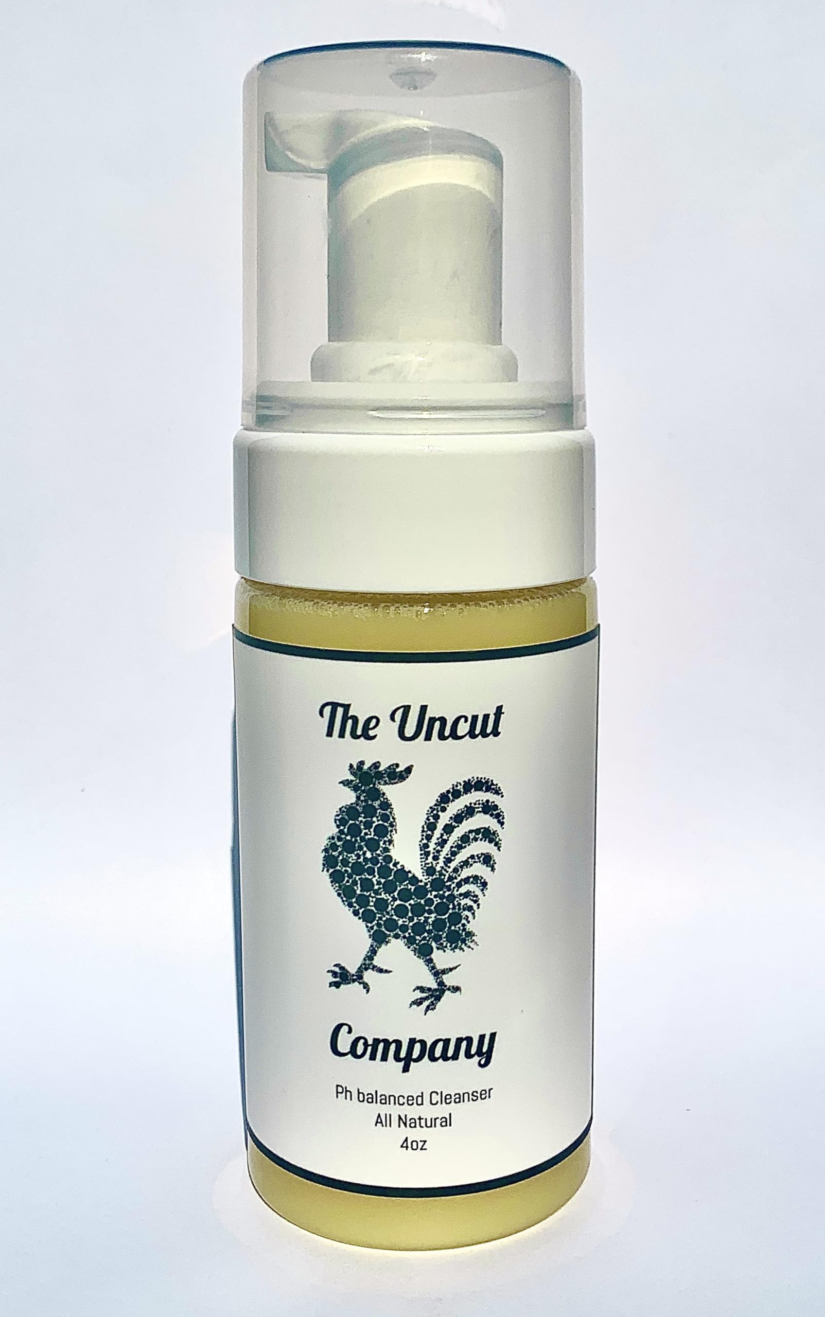 The Uncut Company Intimate Foreskin Wash for Odor control 4 oz Ph balanced All Natural Exclusively Designed Intimate Wash for Uncircumcised Men
