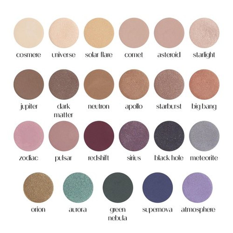 BaeBlu Hypoallergenic Eyeshadow Organic 100% Natural Finely Pressed Velvety Smooth Powder, Made in USA, Starlight