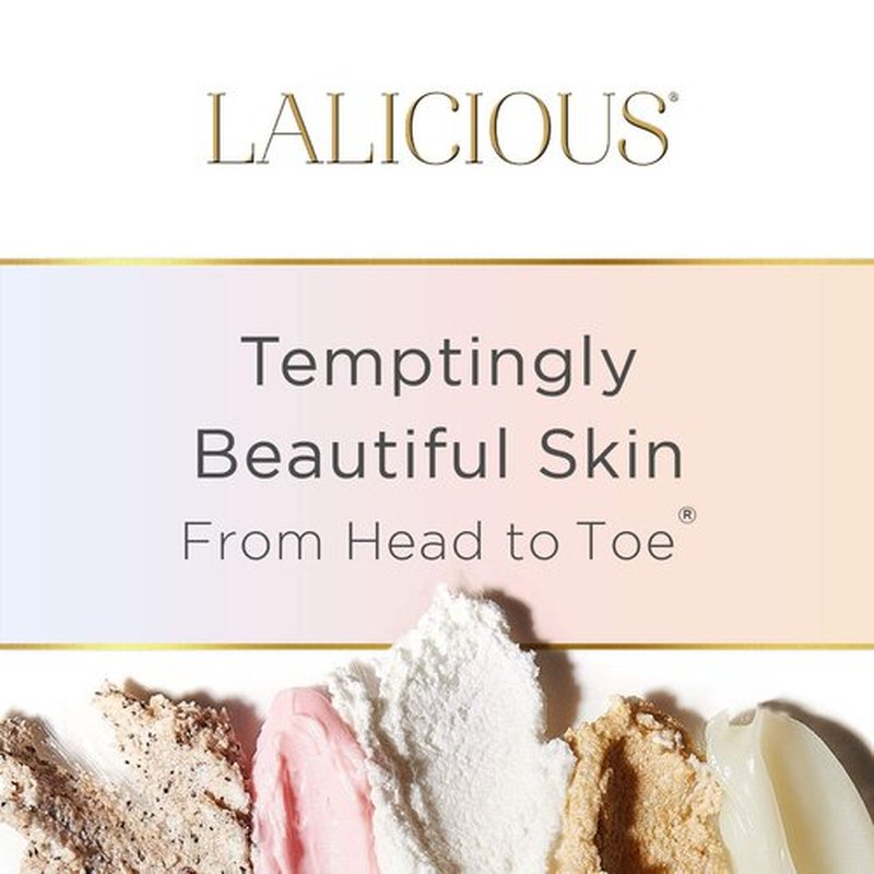 LaLicious Sugar Reef Weightless Hand Cream - Natural Hand & Cuticle Lotion with Mango Butter & Milk Thistle - Cruelty-Free Skin & Body Moisturizing Cream (3oz)