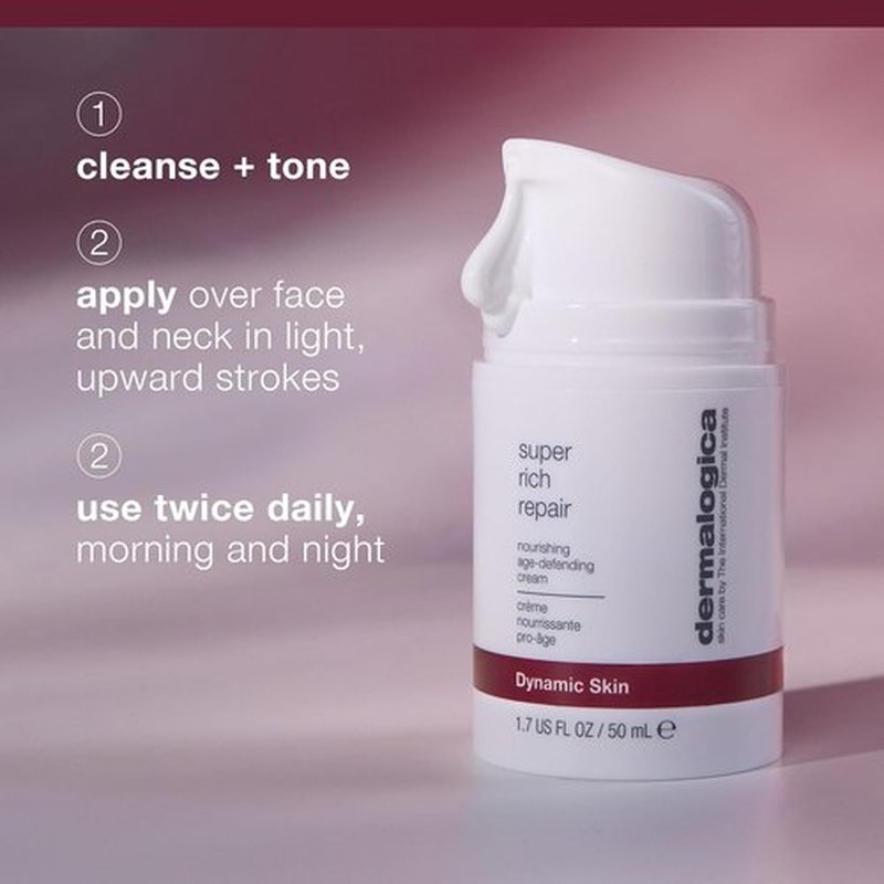 Dermalogica Super Rich Repair Moisturizer - Anti-Aging Formula to Replenish Skin's Moisture Levels