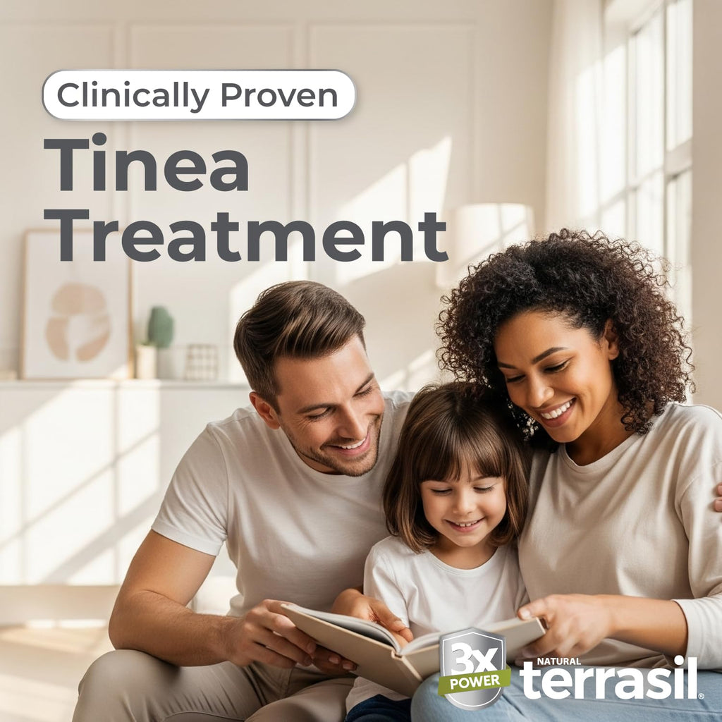 terrasil Tinea Versicolor Treatment Cream Max Strength, Antifungal Tinea Cream, Clinically Proven 1% Clotrimazole, Treats Most Ringworm & Fungal Infections, Soothing Relief of Itchy Dry Skin (.5oz)