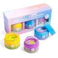 SPODARE 3-in-1 Dual-Color Lip Mask Set - Hydrating Blueberry, Grape & Lemon | Repair Dry Cracked Lips, 1.26 Fl Oz