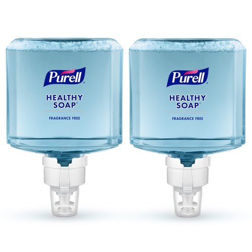 PURELL Brand HEALTHY SOAP Foam, Fresh Scent, 1200 mL Refill for PURELL ES8 Automatic Soap Dispenser (Pack of 2) - 7777-02 - Manufactured by GOJO, Inc.