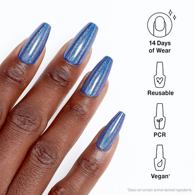 OPI Press On Nails - Gel-Like Salon Quality Manicure | Vegan & Sustainable | Lasts Up to 14 Days