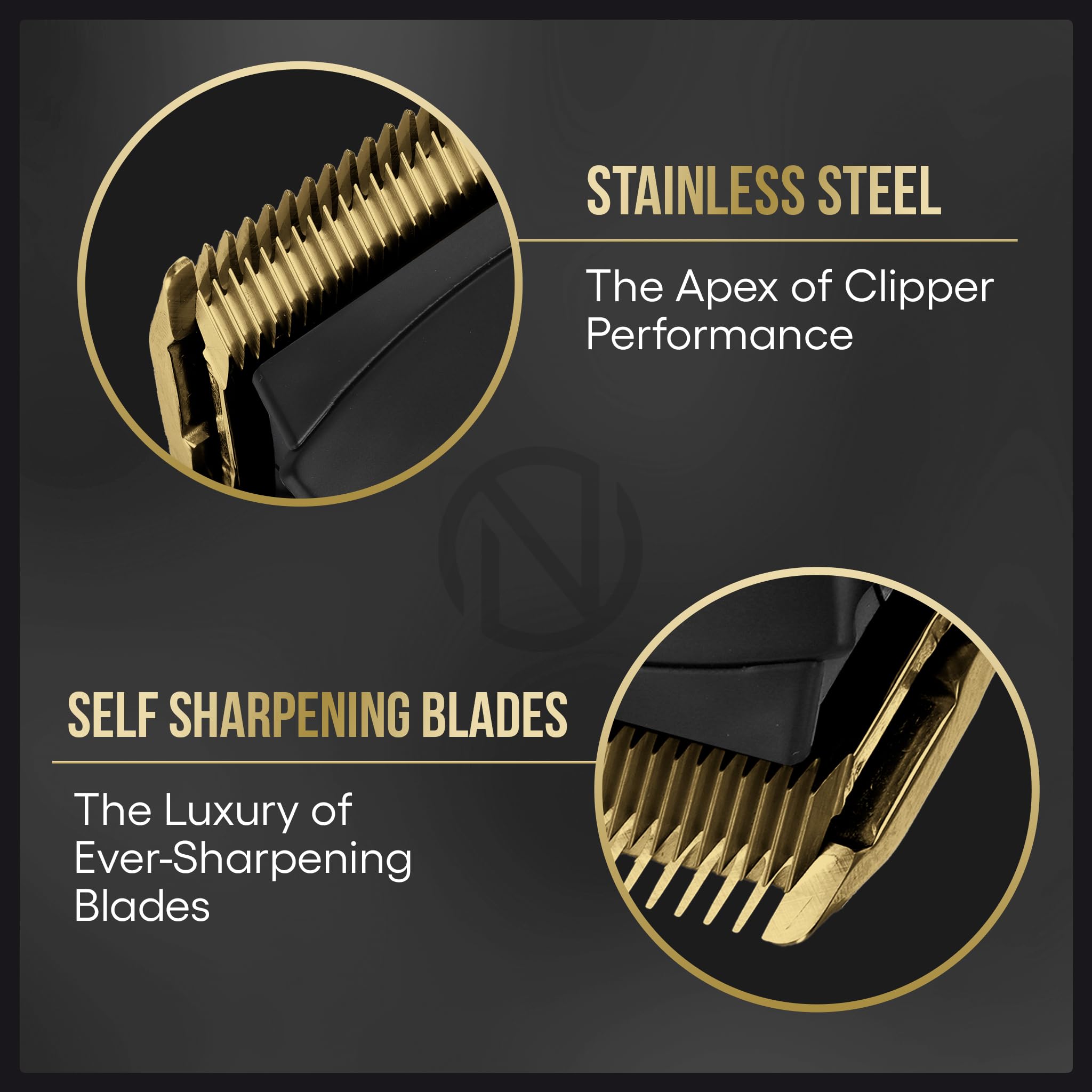 Novah Hair Clipper Gold Replacement Blade (Gold)