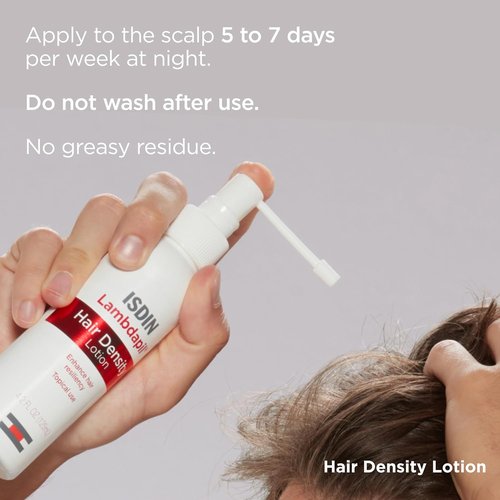 ISDIN Lambdapil Hair Loss Lotion - Strengthen Hair & Promote Growth | 4.2 Fl. Oz.
