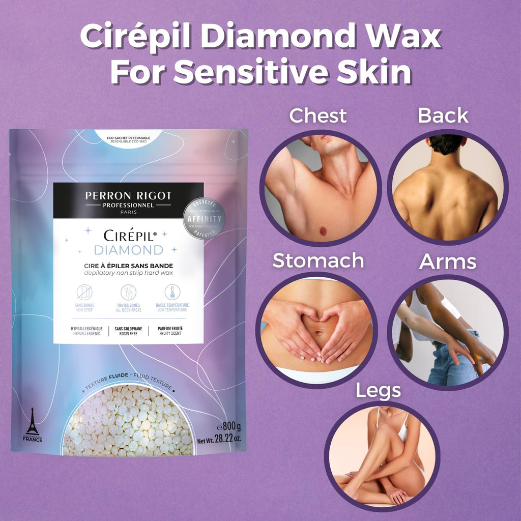 Cirepil DIAMOND Stripless Hard Wax Beads Bag 28.22oz / 800g