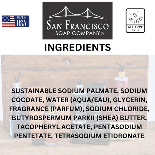 San Francisco Soap Company Btch Bars | for Her | No Harmful Chemicals - Good for all Skin Types - Made in the USA | 10Oz | Brazilian Sun & Vanilla Salt