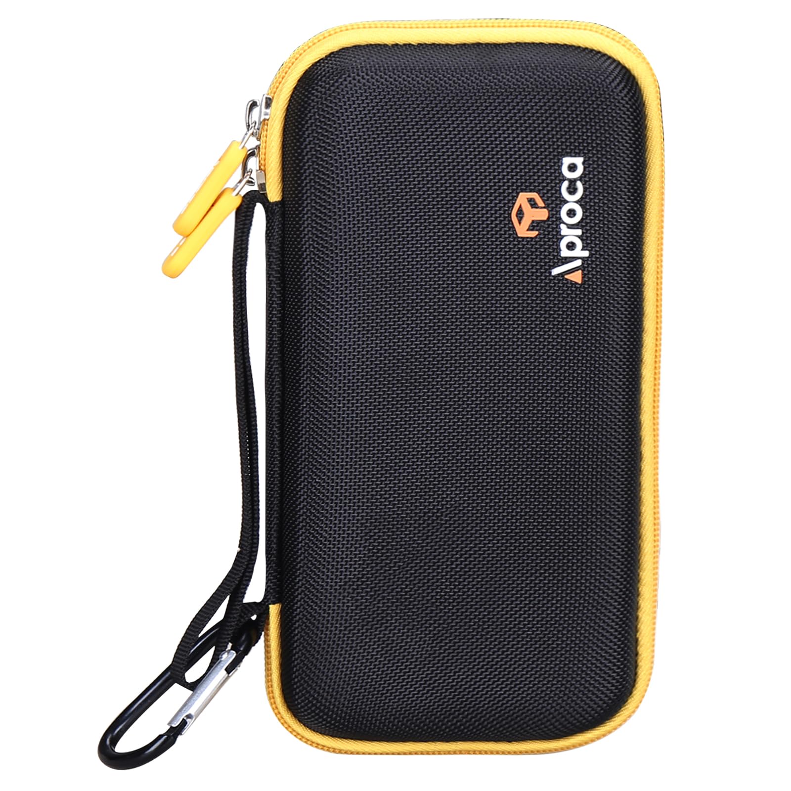 Aproca Case Compatible with Franklin Sensors ProSensor M210 710 710+ T13 Stud Finder, Storage Portable Bag for Accessories -Black+Yellow zipper (Case Only)