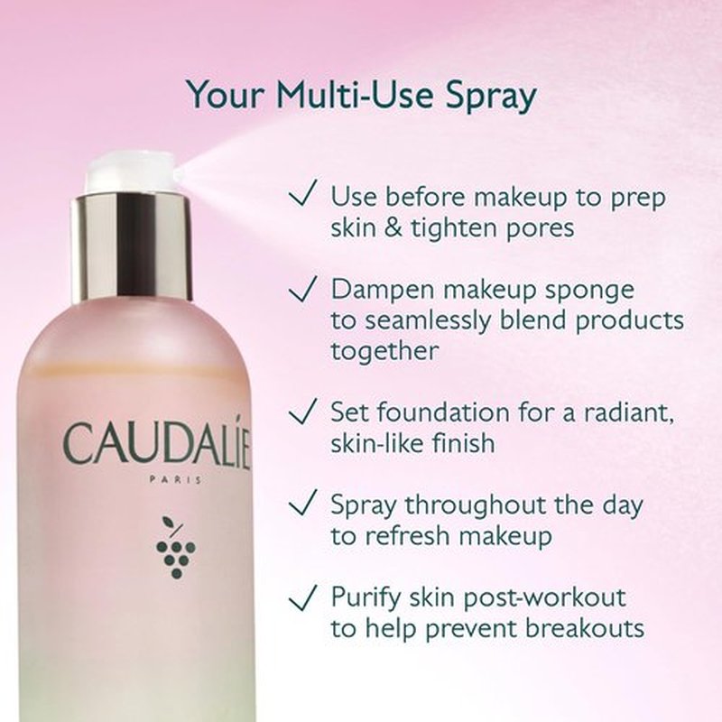 Caudalie Beauty Elixir Face Mist & Instant Detox Mask - Travel-Sized Duo for Radiant Skin